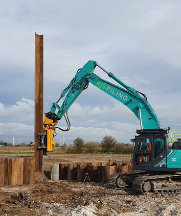 rjs piling- offering sheet piling services