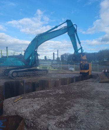 uk sheet piling contractor offering steal sheet piling